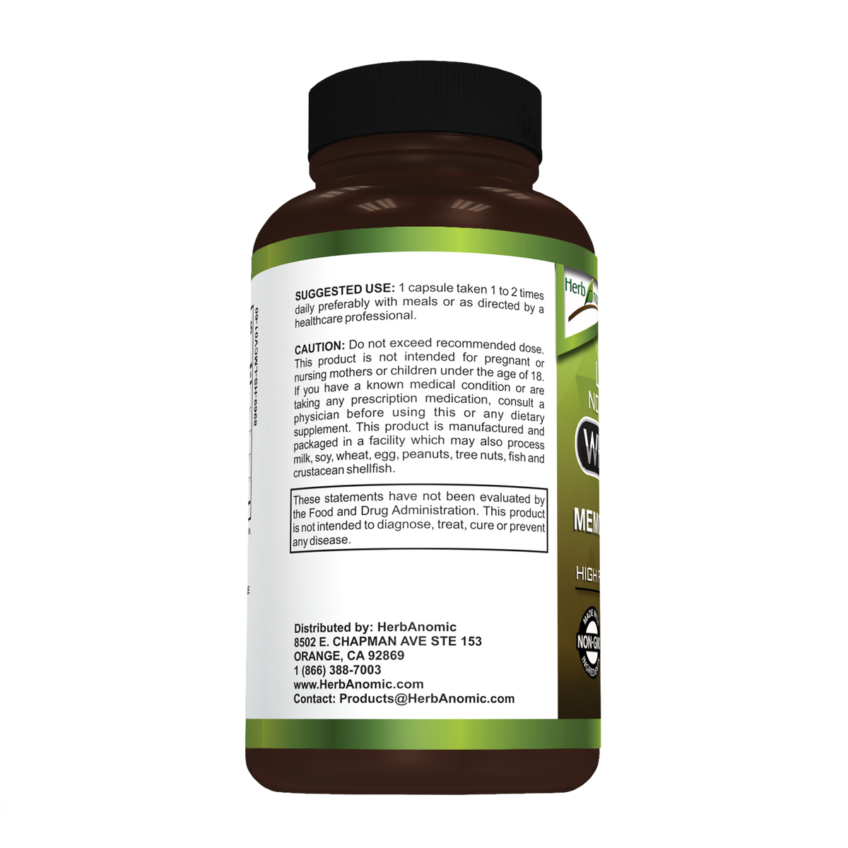 Lion&#39;s Mane WHOLE MIND Nootropic Blend