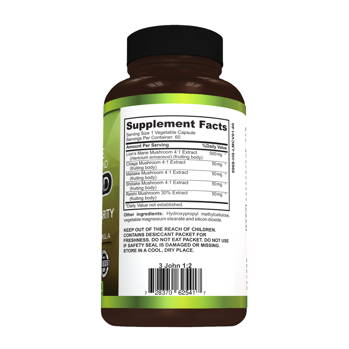 Lion&#39;s Mane WHOLE MIND Nootropic Blend